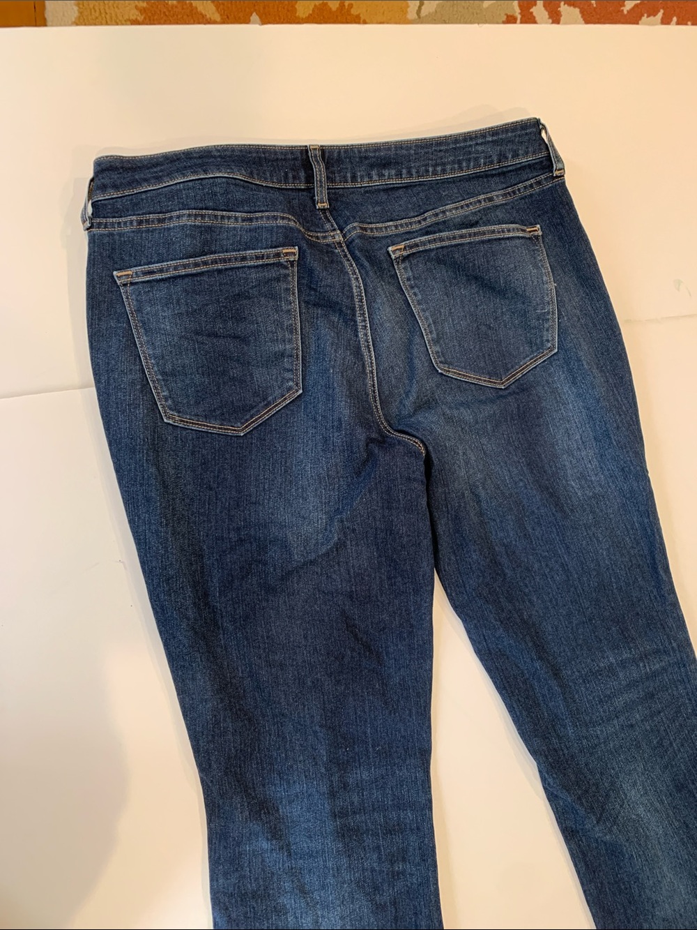 Sonoma Women’s Size 14 Long Classic Dark Blue Slim Boot Cut Jeans 33 Inch Inseam - Picture 6 of 6